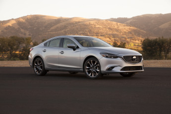обоя автомобили, mazda, mazda6, 2016г, серый, gj, us-spec