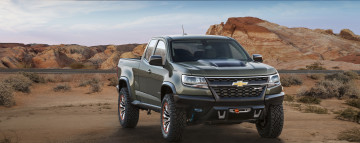 Картинка автомобили chevrolet colorado zr2 concept 2014г темный