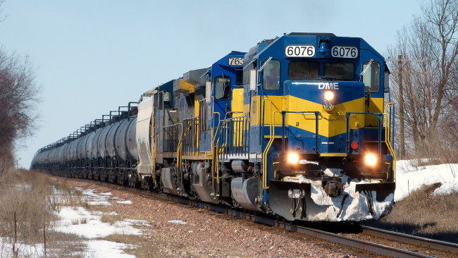 Обои картинки фото техника, поезда, дорога, железная, состав, локомотив