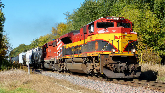 Обои картинки фото техника, поезда, состав, локомотив, дорога, железная