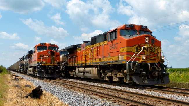 Обои картинки фото техника, поезда, состав, локомотив, дорога, железная