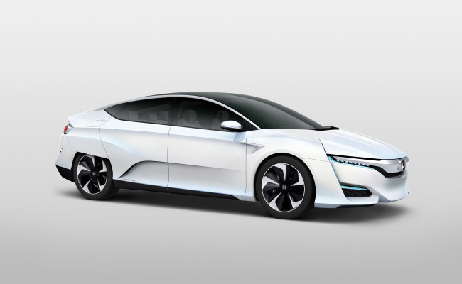 Обои картинки фото автомобили, honda, fcv, сoncept, 2014г, светлый
