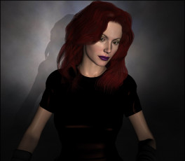 Картинка 3д+графика люди+ people девушка фон взгляд