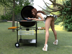 Картинка 3д+графика люди+ people фон взгляд девушка