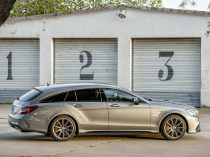 Картинка автомобили mercedes-benz x218 package sports 2014г amg brake shooting cls 400