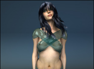 Картинка 3д+графика люди+ people фон взгляд девушка