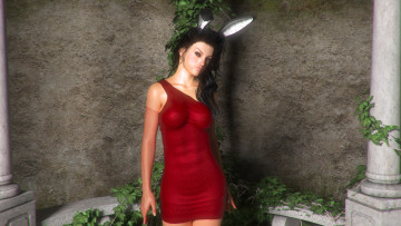 Картинка 3д+графика люди+ people фон взгляд девушка