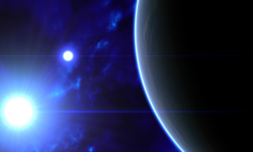 Картинка космос арт звезды вселенная галактика планеты