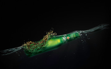 обоя бренды, carlsberg, карлсберг, брызги, надпись, пиво, бутылка