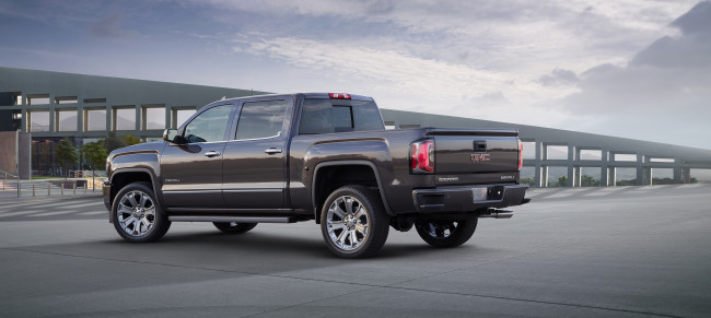 Обои картинки фото автомобили, gm-gmc, 2017г, 1500, sierra, gmc, crew, cab, ultimate, denali