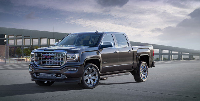 Обои картинки фото автомобили, gm-gmc, ultimate, denali, cab, 1500, sierra, gmc, 2017г, crew