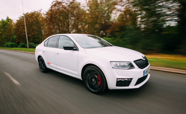 Обои картинки фото автомобили, skoda, 2015г, 5e, vrs, 230, octavia