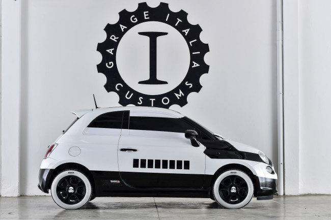 Обои картинки фото автомобили, fiat, ff, 2015г, stormtrooper, 500e