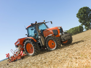 Картинка техника тракторы kubota