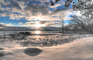 Картинка природа зима снег