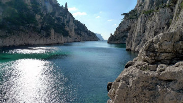 Картинка природа побережье река скалы