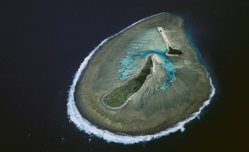 Картинка природа моря океаны отмель остров море