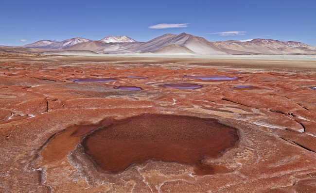 Обои картинки фото природа, реки, озера, корка, горы, лужи