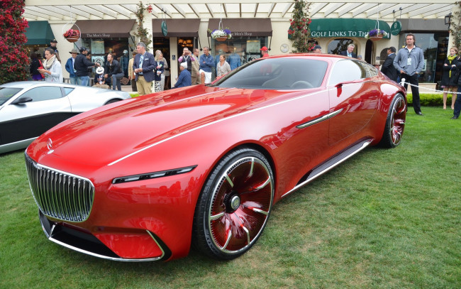 Обои картинки фото mercedes-maybach 6 concept-2016, автомобили, выставки и уличные фото, 6, mercedes-maybach, concept, 2016