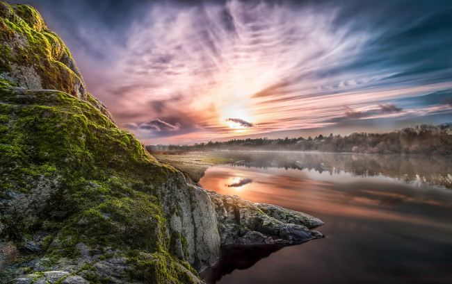 Обои картинки фото природа, восходы, закаты, рассвет