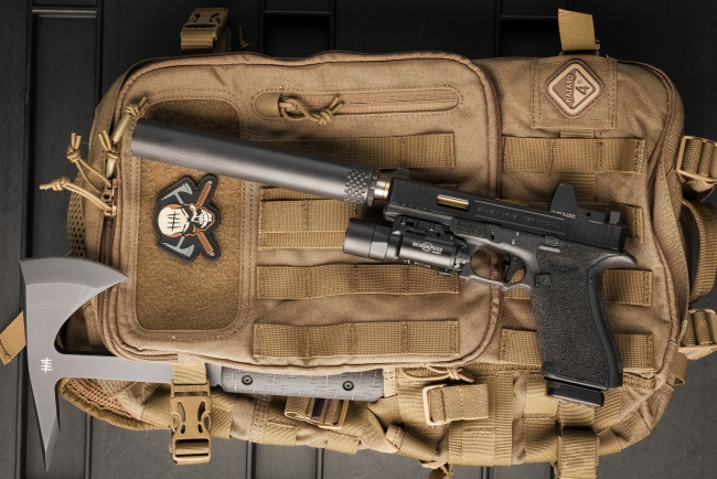 Обои картинки фото оружие, пистолеты с глушителемглушители, ствол