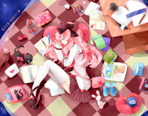 Картинка аниме unknown +другое+ фон девушка взгляд