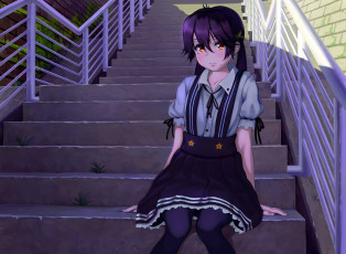 Картинка аниме город +улицы +интерьер +здания legendarysoulii