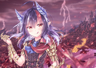 Картинка аниме touhou девушка