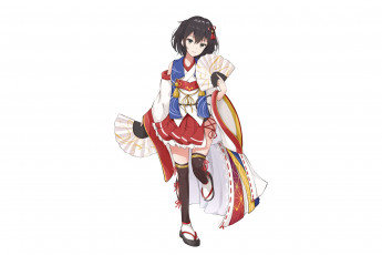 Картинка аниме kantai+collection взгляд девушка фон