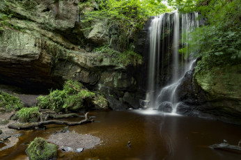 Картинка природа водопады простор