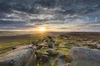 Картинка природа восходы закаты простор