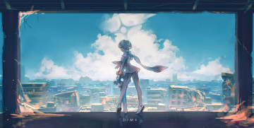 Картинка аниме оружие +техника +технологии reoen