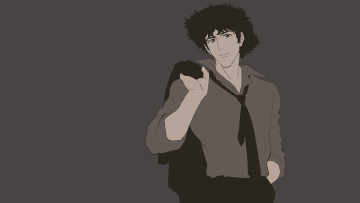 Картинка аниме cowboy+bebop spike spiegel мужчина пиджак галстук