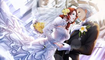 Картинка аниме final+fantasy двое пара