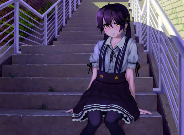 Обои картинки фото аниме, город,  улицы,  интерьер,  здания, legendarysoulii