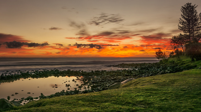 Обои картинки фото природа, восходы, закаты, простор