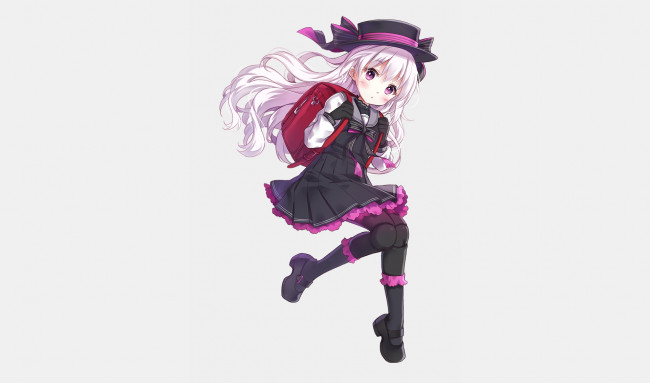 Обои картинки фото аниме, fate, stay night, фон, взгляд, девушка