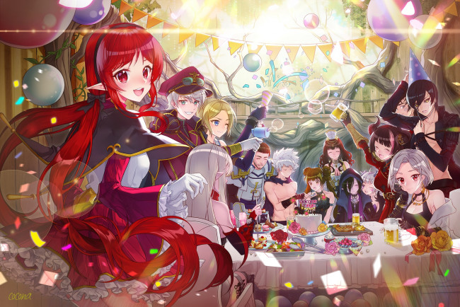 Обои картинки фото аниме, животные,  существа, dungeon, fighter