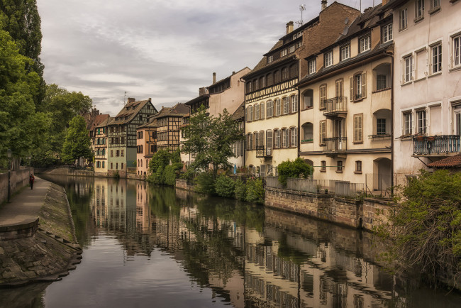 Обои картинки фото strasbourg, города, страсбург , франция, канал