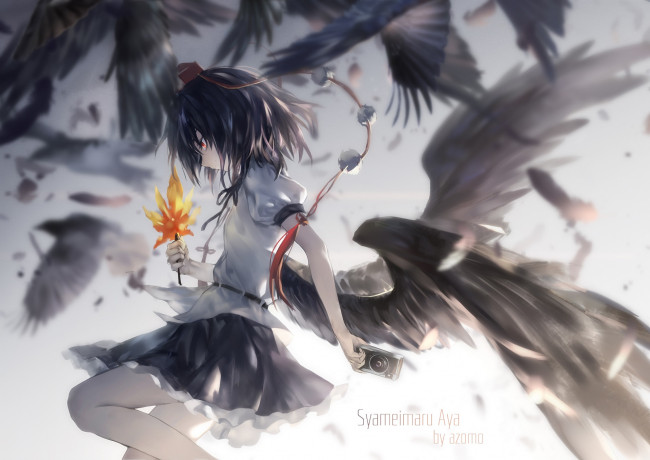 Обои картинки фото аниме, touhou, ангел