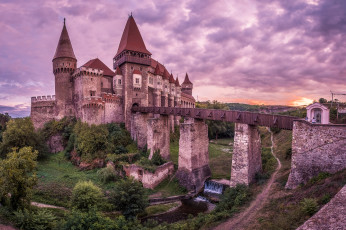 Картинка corvin+castle+-+hunedoara +romania города -+дворцы +замки +крепости простор