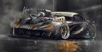 Картинка автомобили виртуальный+тюнинг авто машина тюнинг ferrari транспорт rocket bunny vehicles