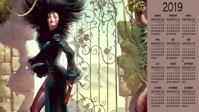 Обои картинки фото календари, фэнтези, женщина
