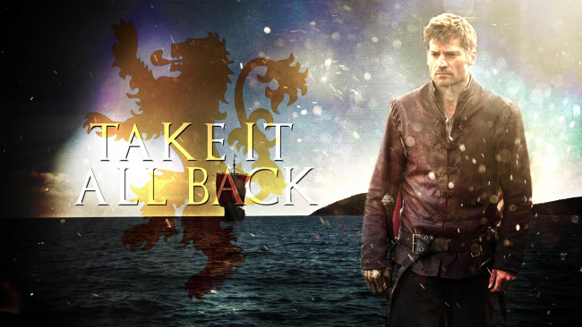 Обои картинки фото кино фильмы, game of thrones , сериал, герб, фон, мужчина