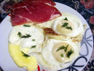 Картинка еда яичные+блюда глазунья