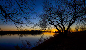 Картинка природа восходы закаты простор