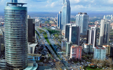 Картинка города стамбул+ турция панорама