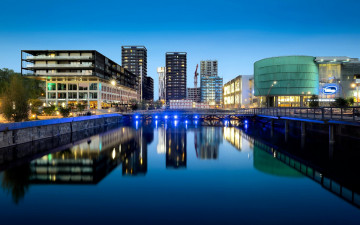 Картинка города страсбург+ франция набережная канал