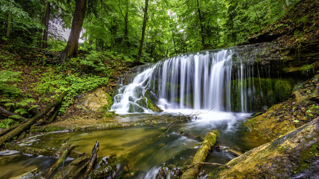 Обои картинки фото природа, водопады, простор