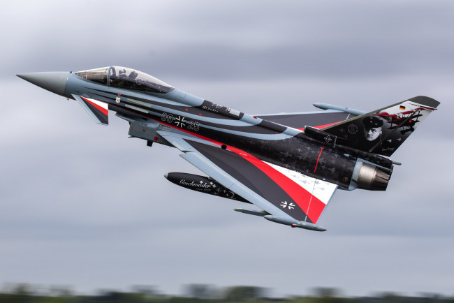 Обои картинки фото ef2000 typhoon, авиация, боевые самолёты, ввс